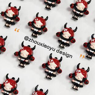 车载屏幕摆件可爱卡通汽车中控台装饰车内饰品小公仔玩偶高级感女