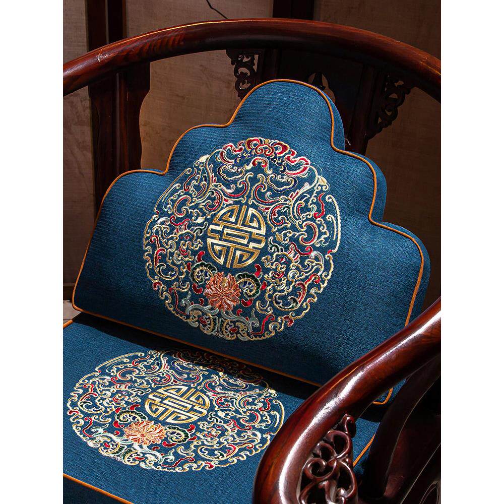 采购产品新中国风枕头，古典靠垫，沙发靠垫，腰枕套，办公室护腰