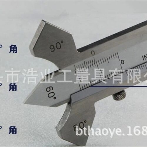 游标焊缝检验尺 焊缝高度0-8 角焊缝厚度0-20 坡口角度60708090度