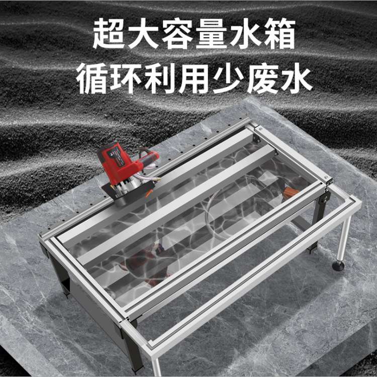 无尘瓷砖倒角机 台式自动加水45度斜切台面切割机 石材切割器