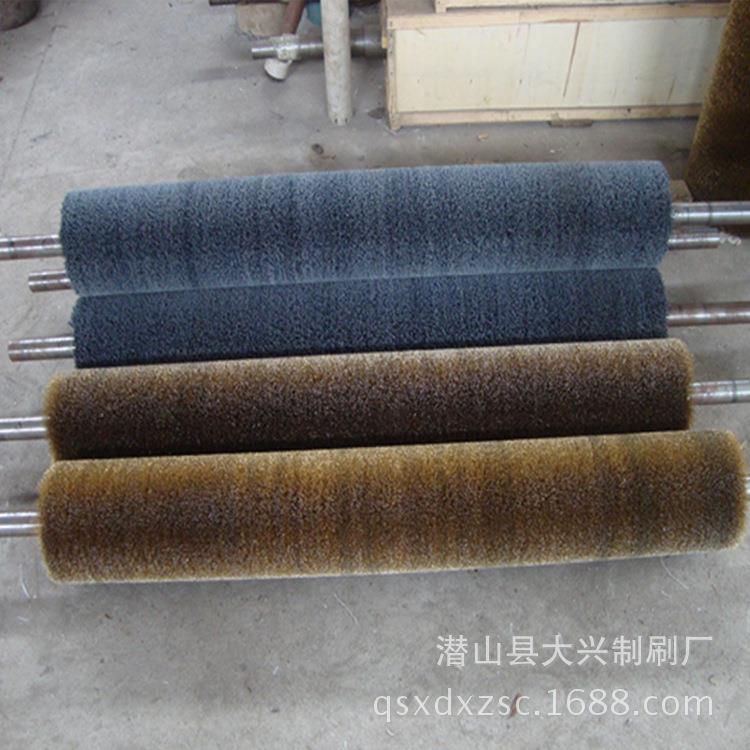 毛刷厂家生产抛光刷辊 工业毛刷辊 缠绕式钢丝刷辊不锈钢丝辊刷