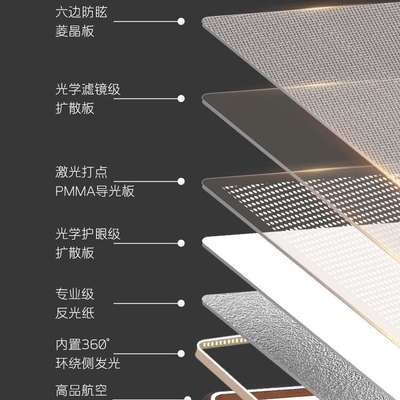 中古客厅吸顶灯2025年新款高档超亮新中式胡桃木色大厅主灯具全屋