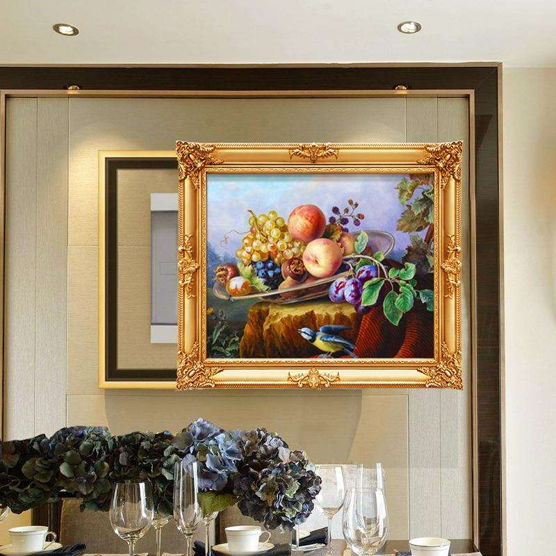 油画电表箱装饰画客厅欧式壁画空开箱电闸遮挡画轻奢餐厅挂画