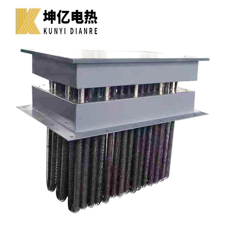 坤亿电热 风道式空气加热器 热风循环风管加热器 框架式加热器