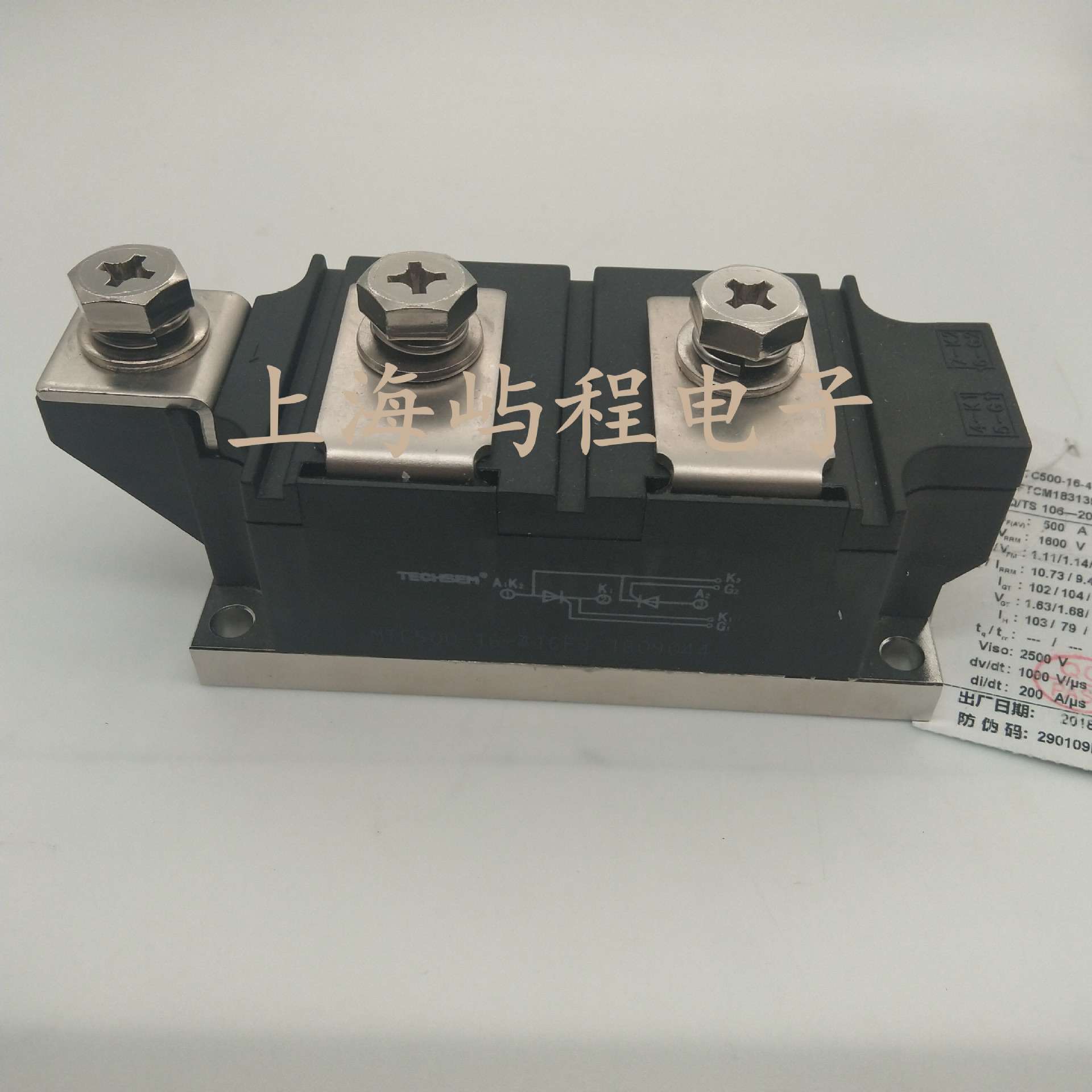 MTC1000-16-412F3 MTC1000-18-412F3湖北台基TECHSEM可控硅晶闸管