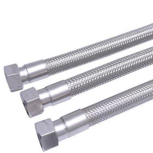 高压水蒸汽304不锈钢波纹管软管钢丝编织管金属工业耐高温4分/6分