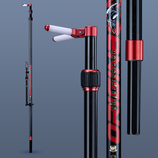 智飞碳素3米大物支架鱼竿支架长杆专用定位加粗硬巨物竿架配后挂