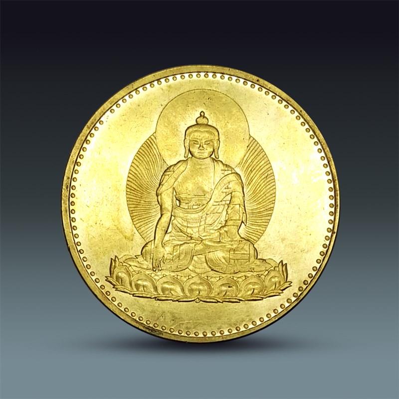 速发如经释迦心来硬币佛像雕刻藏玩仿古 佛像摆件把玩收古工艺品