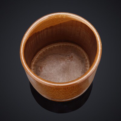 速发家用竹制米斗竹子量米筒舀米杯竹筒做的老式米升筒竹量米器