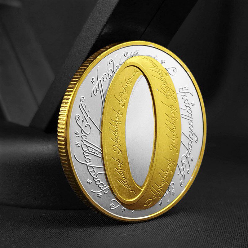 速发魔环收纪硬章 金银双色念币电影新西兰王金属王藏