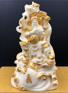 速发果财关武公神关二爷摆件关羽家居玄关佛像装饰工艺品招财送礼