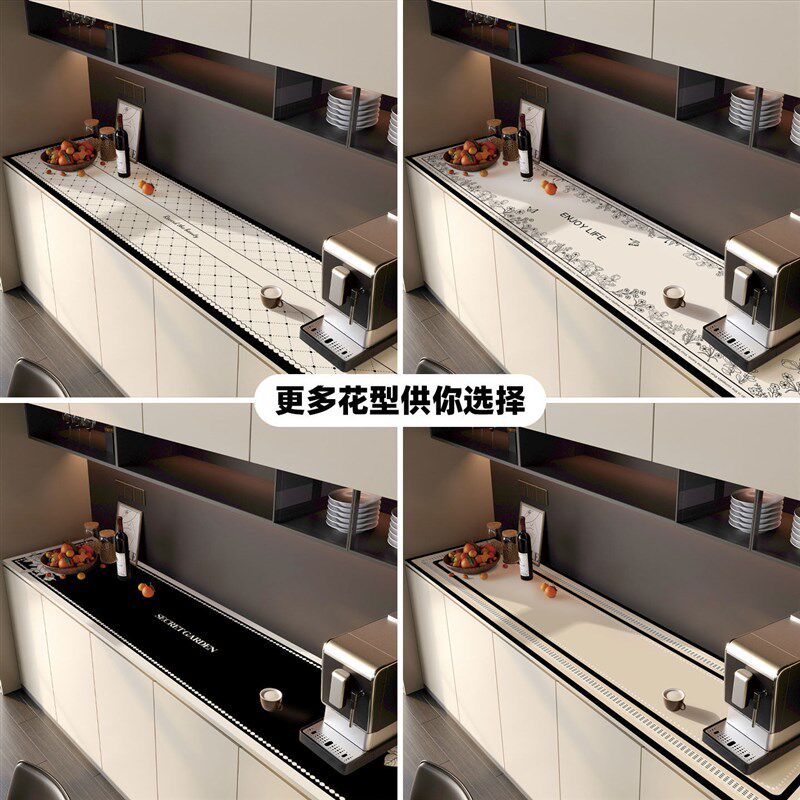 速发餐边柜台面保护垫电视柜桌垫防水防油免洗桌布2026新款轻奢高