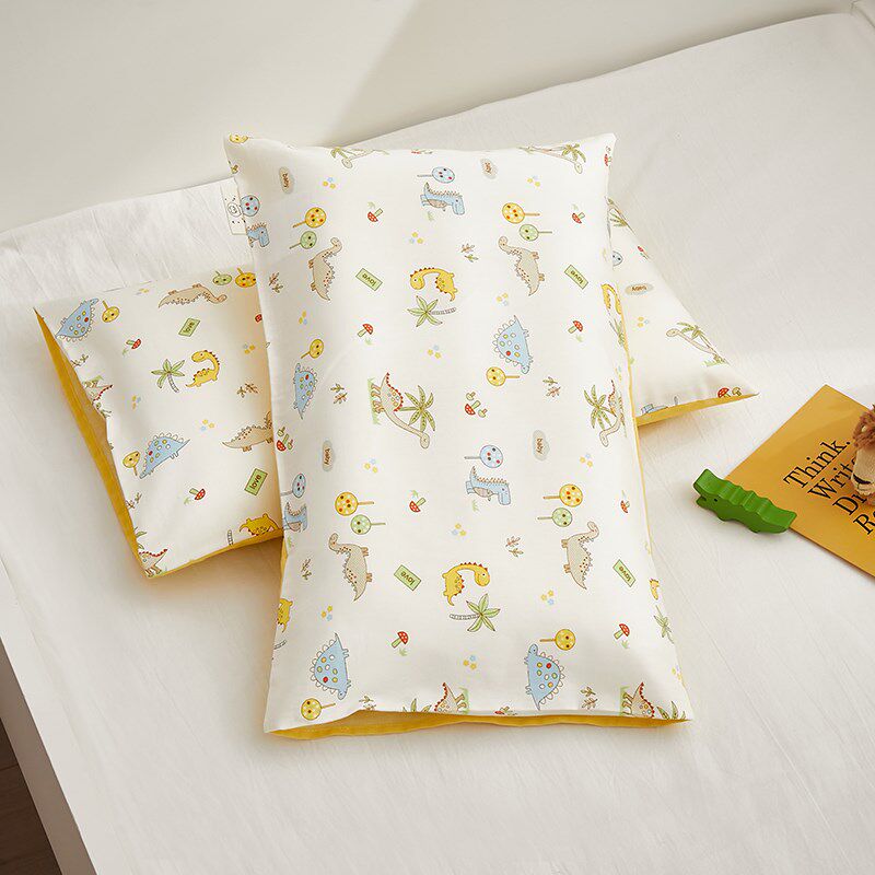速发A类宝棉枕套夏季纯棉园童枕头套单个幼儿儿宝全枕芯内胆套0x5