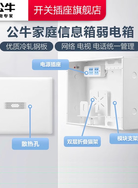 【官方旗舰】公牛弱电箱