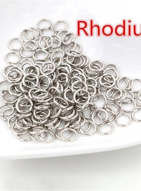 现货200pcs/Lot /4/5/6/7/8/10mm tal  Jewelry Fidigs Ope