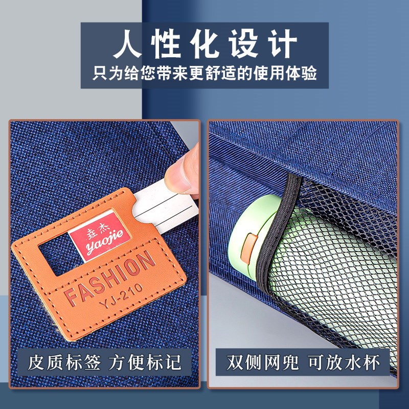 新品定制a手提补习袋手提袋帆布袋补习班文件包学生大容量美术袋
