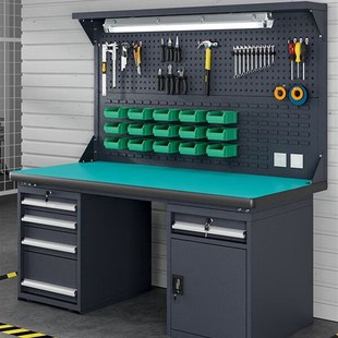 重型防静电e工作台车间生产流水线实验室检验桌多功能钳工操作台