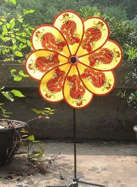 极速8 Blades God of Wealth Wind Spinners LawnU Pinwheels