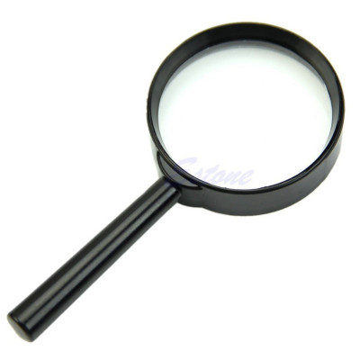 极速Free Shipping 5X 50mm Hand HelEd Reading Magnifier Magni