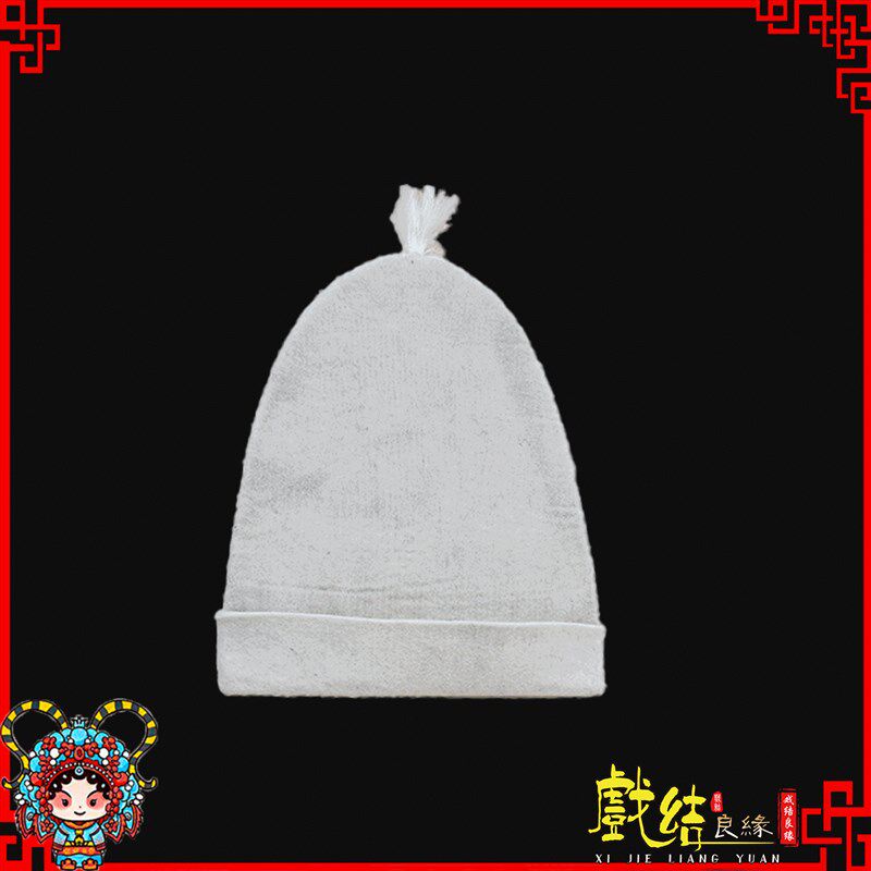 新品戏曲毡帽g车夫帽戏剧演出用品粘帽 衙役抬轿帽子轿夫豫剧抬花