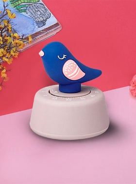 极速Mechanical Kitchens Timers Wind-up Rotatable Cute Bird