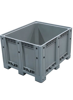 极速塑料卡板箱川字L1o200*W1000*D760MM托盘周转箱不含盖子
