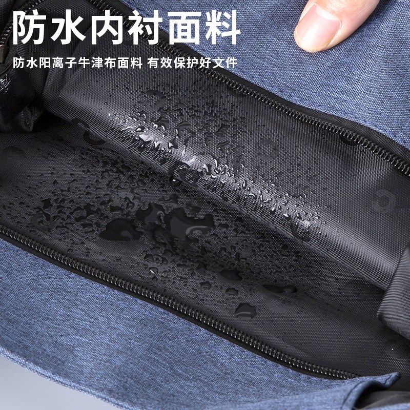 新品定制补习袋手提袋拎书袋小学生帆布I袋男孩女孩书包补习班美