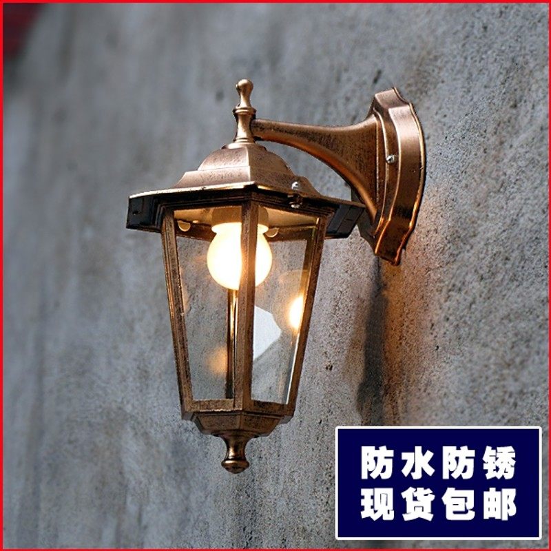极速户外b墙壁灯 庭院灯 防水 美式乡村挂灯 欧式复古壁灯 室外露