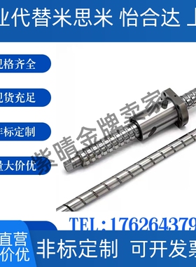 滚珠丝杠BTWP1204 1510 1520 2010 2510上隆精密C5级研磨丝杆配座