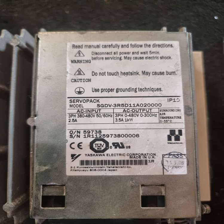 SGMAS-01A2A21电机SGDH-01AE-OY SGDV-3R5D11A驱动器SGDV-5R4D11A