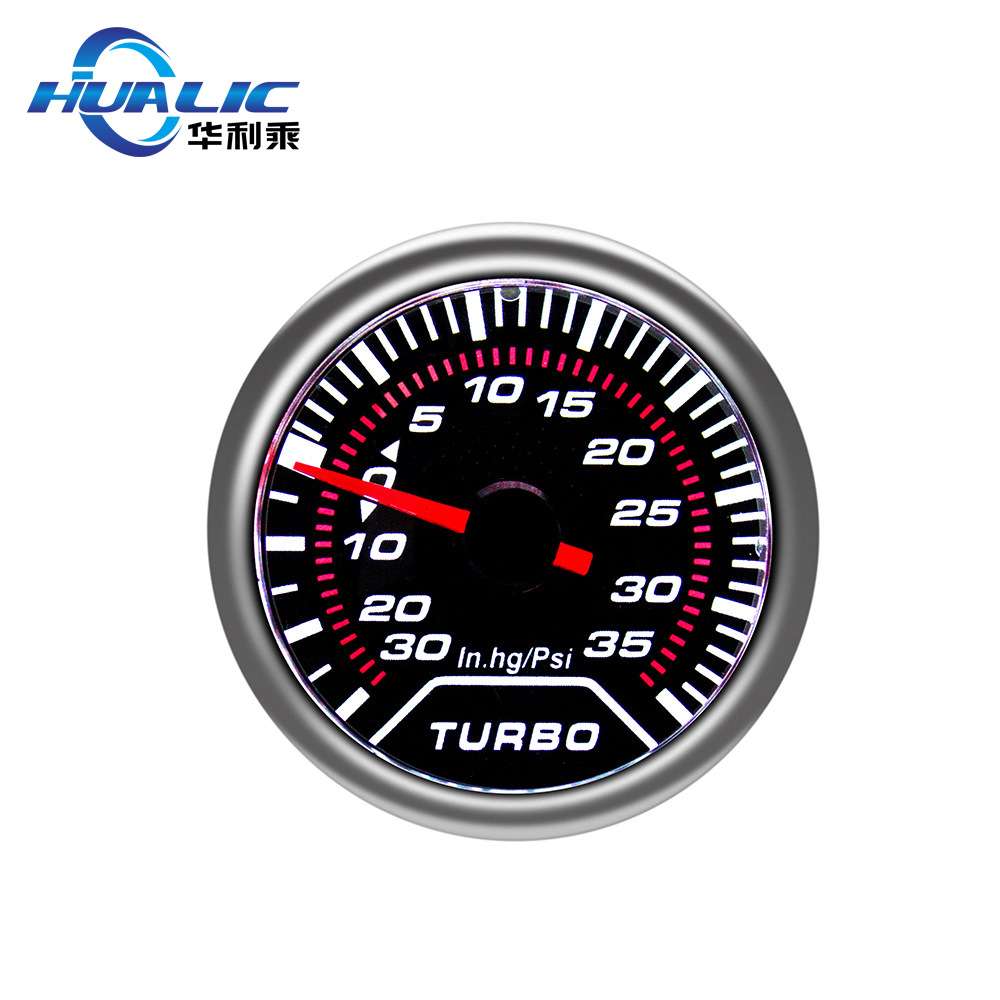 12V 52mm 通用汽车改装仪表 -30-30PSI 增压表psi  汽车电子仪表