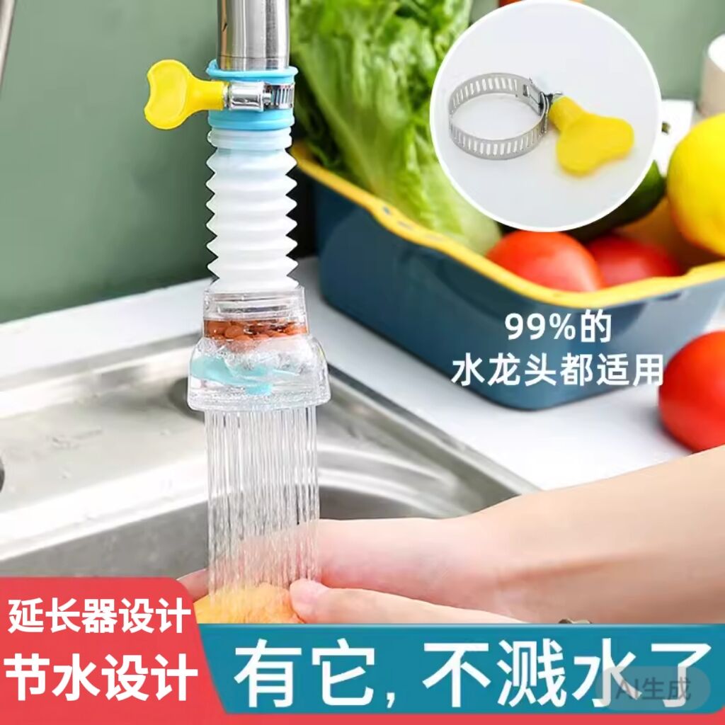 水龙头防溅节水微过滤滤水器