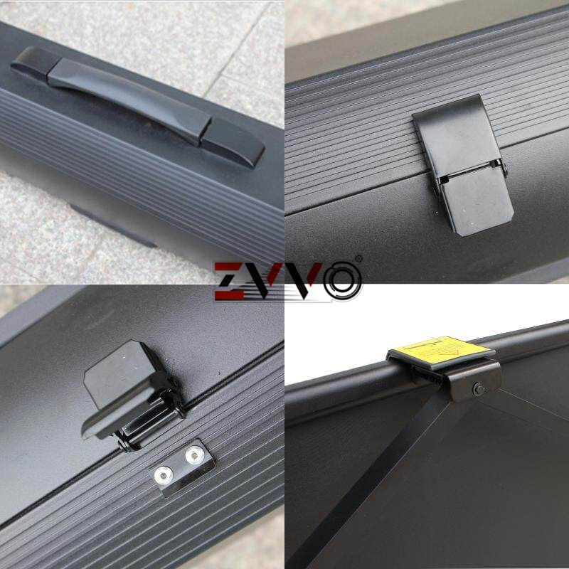 极速ZVaVO60 100寸全面屏地拉幕布投影幕布3D高清电影可携式投影