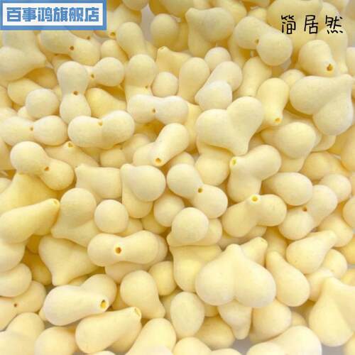 新品秋冬复古丝绒植l绒爱心串珠diy手工耳环饰品手机挂绳项链配件