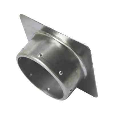 极速食物垃圾处理器方型变径器厨房橱柜方型水槽落水S口配件HF114