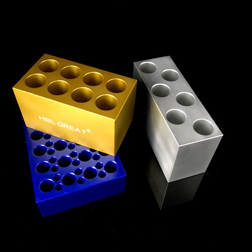 极速低温配液模块 铝制冰盒0.2ml/1.5mlK24孔2ml冻存架 离心管架