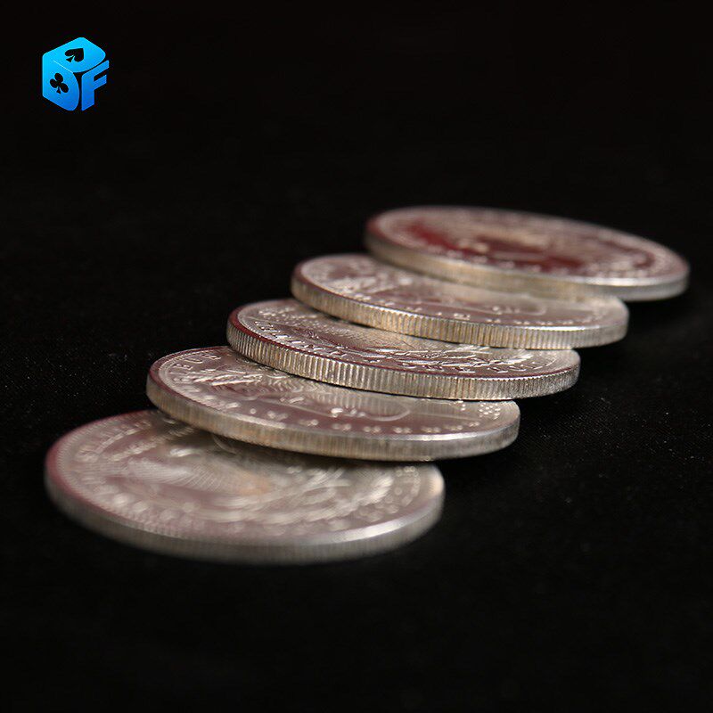 极速行走女神 摩根币硬币套装四币一壳Shell and CoinSYet近景魔