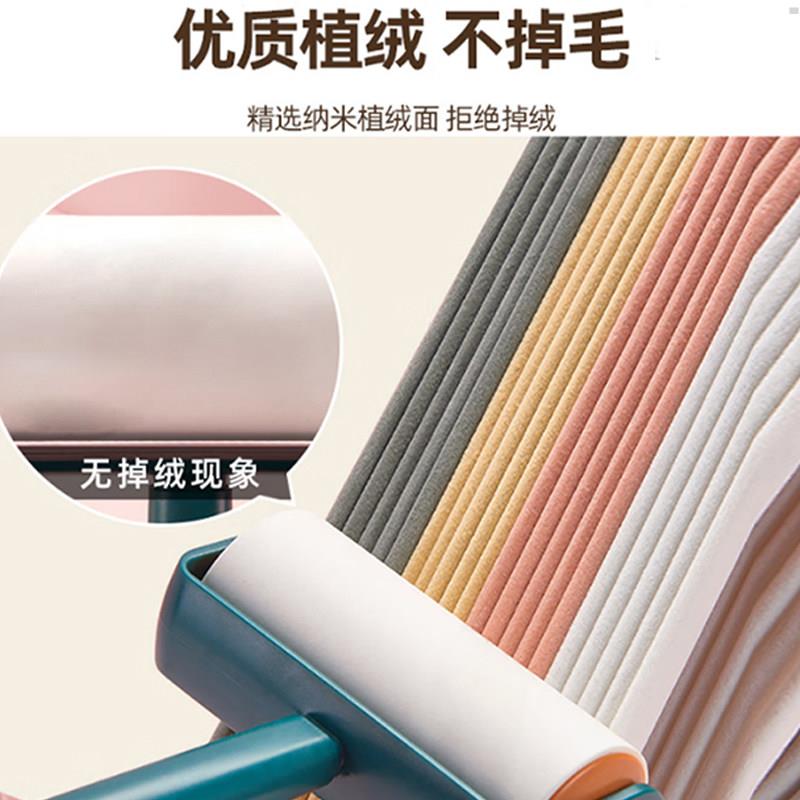 极速100支植绒l衣架收纳整理师衣挂架子家用晾衣挂防滑衣架子
