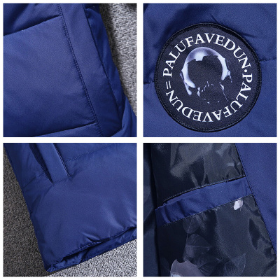 极速Men Winter New Thick Warm Windproof DetachableU Hood Par