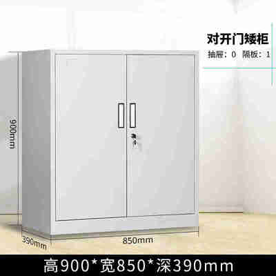 速发2021年新款办公室文件柜铁皮柜矮柜资料柜客厅收纳柜落地柜工