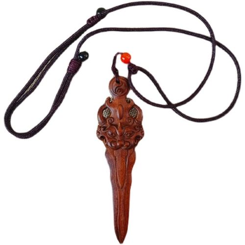 极速龙虎山雷击枣木剑吊坠无事牌项链手串挂N件摆件七星龙剑吊坠