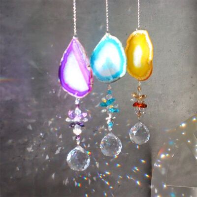 极速Diamondh Wind Chime Hollow Moon  Hanging Ornament