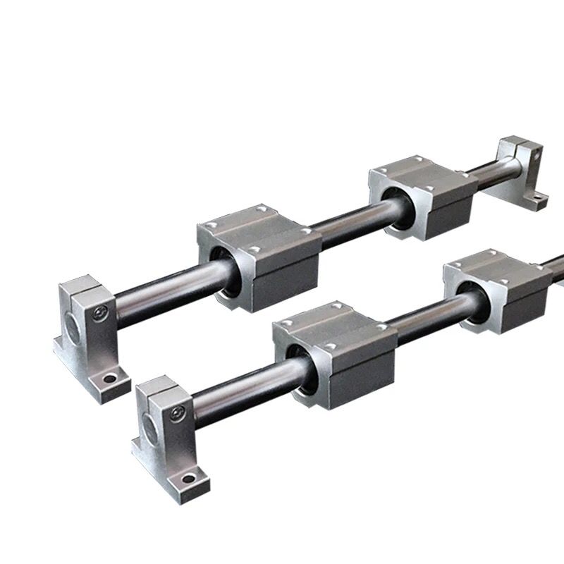 极速整套光轴导轨滑轨高精度直线木工锯台轨道滑T台滑道导轨Z滑块