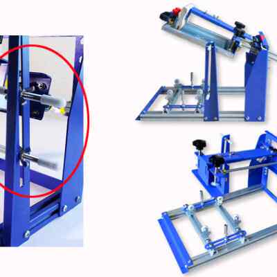 极速厂销厂促曲面网版印刷机 圆柱印刷机B级QMH170V型丝印台 曲面