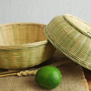 极速竹篮子竹制品竹青竹筐t竹编簸箕鸡蛋篮收纳箩筐水果洗菜家用
