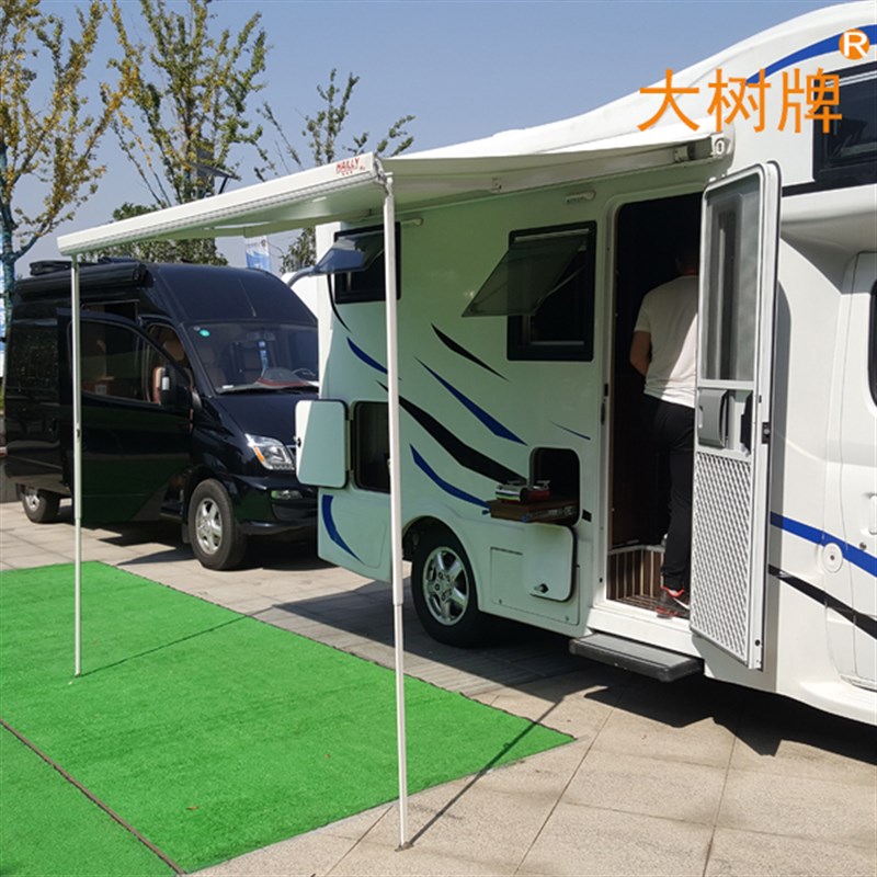 极速新品大树牌房车遮阳棚遮阳篷遮阳G蓬车顶帐篷车边帐篷雨棚雨