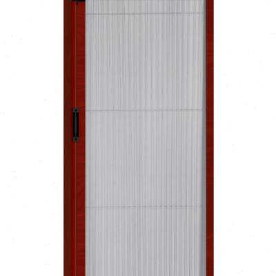 极速推拉式防蚊门帘卧室纱窗磁性沙窗门摺叠纱门别T墅纱网门铝合