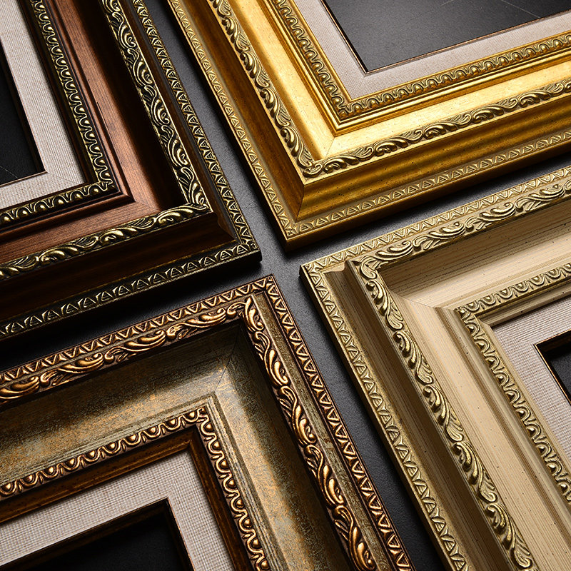 极速欧式a复古油画框外框数字油画画框装裱定制任意尺寸镜框像框