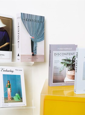 新品ins风英文道m具假书陈列摆件拍照服装店民宿装饰家居仿真摄影