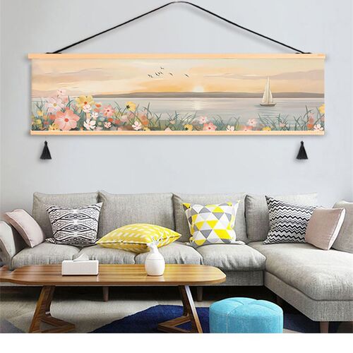 极速现代简约客厅装饰p画沙发背景墙挂画优质油画布艺术微喷北欧